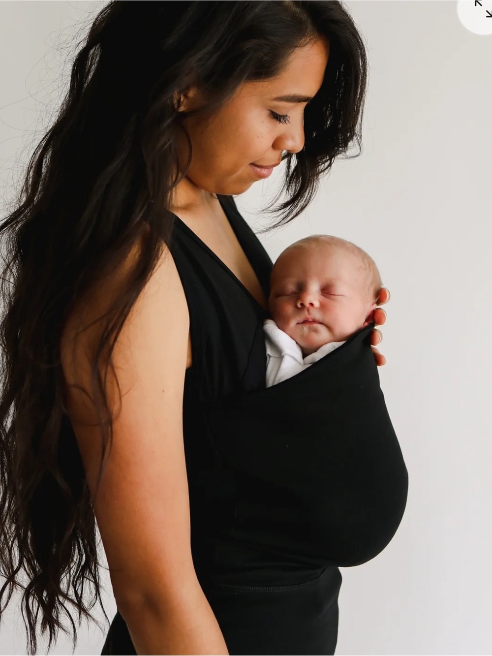 Lalabu Soothe Shirt Womens XXS Black Soothe Baby Feeding Stretch Tank